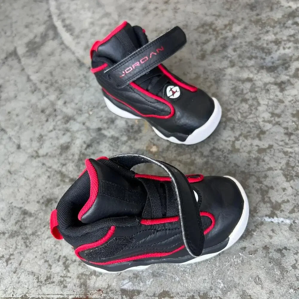 Nike Air Jordan Pro Strong Toddler 6C Black Gym Red High Top Sneakers DC7911-061